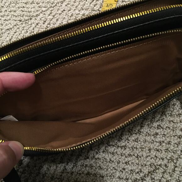 NWT - Black Leather HOBO Wristlet - Picture 8 of 8